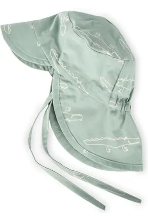 sigikid Baby Jungen Hut Sonnenhut Schirm-Mütze Nackenschutz UV-Schutz 40+ mit Bindebändchen