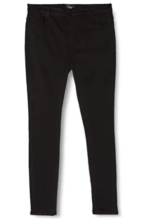 VERO MODA Damen Vmsophia Hr Ba037 Noos Ga Skinny Jeans, (Black Black), 42W / 32L EU