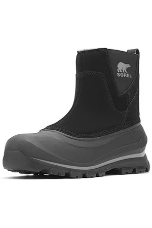 sorel BUXTON PULL ON WATERPROOF Schneestiefel für Herren, Schwarz (Black x Quarry), 41 EU