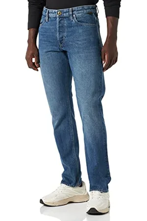 G-Star RAW Herren Triple A Straight Jeans, Blau (Faded sea Moss Destroyed C967-D330), 34W / 34L