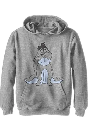 Disney Winnie The Pooh - Basic Sketch Eeyore YTH Hoodie Heather grey 5/6