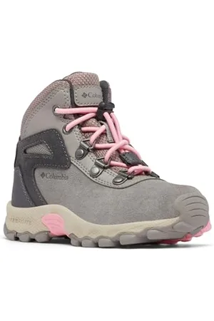 Columbia Unisex Kids Kids Newton Ridge Amped mid Rise Hiking Boots, Black (C Stratus x Pink Orchid), 11 UK