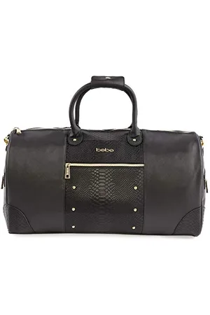 Bebe Ellisa Weekend Reisetasche für Damen, Schwarz/Krokodilhaut (Schwarz) - BE-SD-31-BKCC