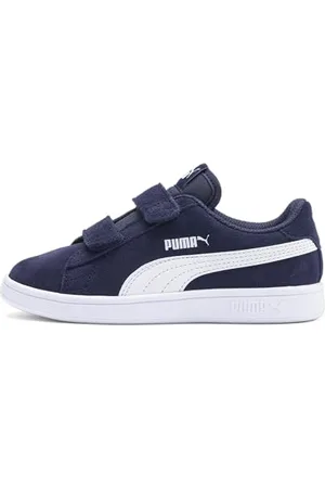 PUMA Jungen Unisex Kinder Smash V2 Sd V Inf Turnschuhe, Peacoat White, 20 EU