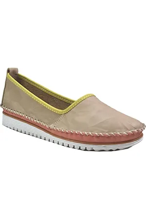 Andrea Conti Damen 23661 Hausschuh, D Stone Rose Limone, 38 EU