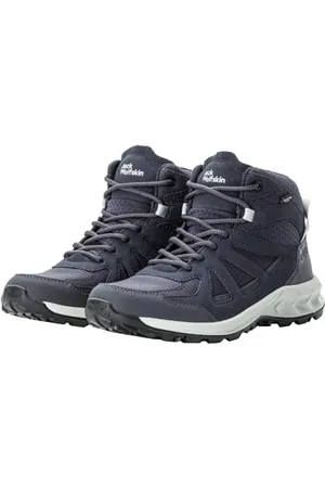 Jack Wolfskin Damen Woodland 2 Texapore MID W Walking-Schuh, Graphite, 36 EU