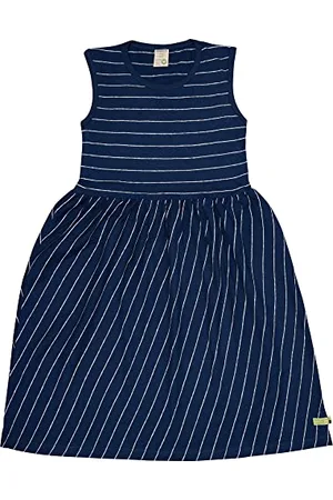 loud + proud Kleid Streifen mit Leinen, GOTS Zertifiziert