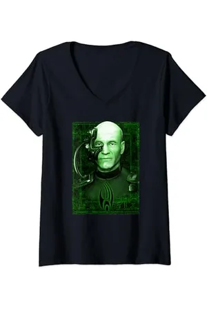 Star Trek Locutus Of Borg T-Shirt mit V-Ausschnitt