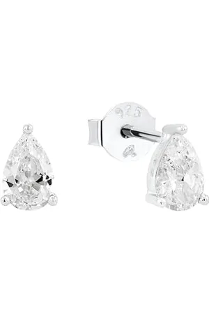 Amor Ohrstecker 925 Sterling Silber Damen Ohrschmuck, mit Zirkonia synth., 0,6 cm, , Kommt in Schmuck Geschenk Box, 2039272