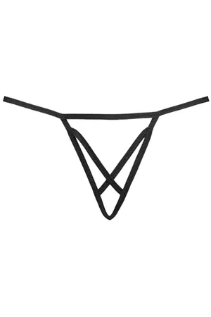 Teyli Damen Ouvert Tanga - Tanga String mit Streifen - String Tanga für die mutige Frau - Strings Damen