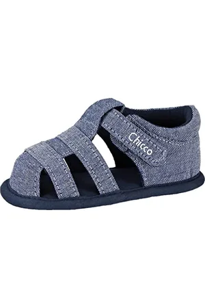 chicco Sandalen für Neugeborene, mit Praktischem Klettverschluss, Babyschuhe 0-24 Monate, Italienisches Design, , 17 EU