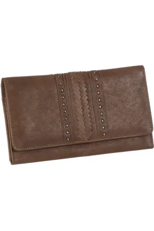 Bodenschatz Rimini 4-020 RI 06, Damen Geldbörsen, Braun (Cognac), 17x10x1 cm (B x H x T)