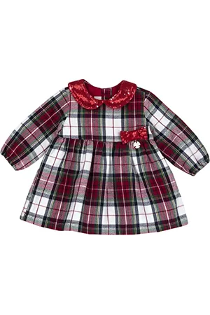 chicco Baby-Mädchen Langärmliges Kleid Freizeitkleid, , 12 Monate