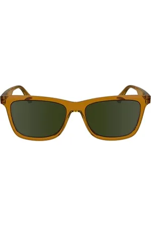 Calvin Klein Jeans Unisex Adult Sunglasses CKJ24601S - with Solid Green Lens
