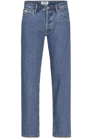 JACK & JONES Male Cropped Loose geschnitten Jeans JJIMARK JJORIGINAL SBD 301 Cropped Loose geschnitten Jeans