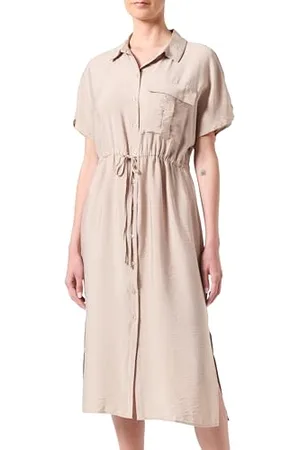 VERO MODA VMIRIS S/S Shirt Calf Dress WVN GA NOOS