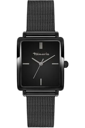 Tamaris Damen Analog Quarz Uhr mit Edelstahl Armband TT-0186-MQ