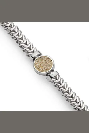 DUR Schmuck massives Damen Armband MEIN STRAND Silber 925/- 17cm A1593