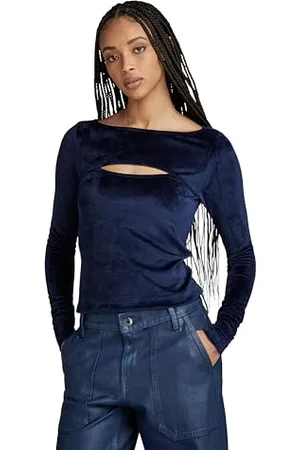 G-Star RAW Damen Cut-Out Slim Boatneck Top, , XS