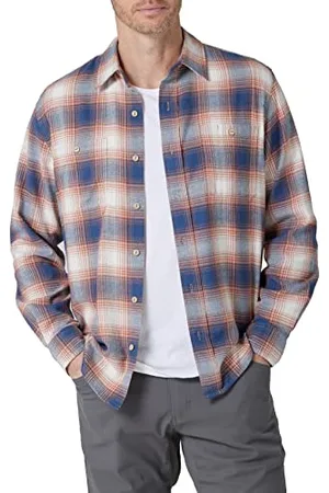 Wrangler Herren Cloud Flannel Woven Shirt Hemd mit Button-Down-Kragen, , L