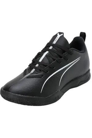 PUMA Ultra 5 Play IT Jr Soccer Shoe, Black White, 32 EU
