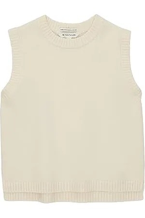 TOM TAILOR Mädchen 1038227 Basic Pullunder, 18592-vintage beige, 104/110