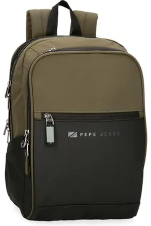 Pepe Jeans Jarvis Kulturbeutel Zwei Fächer Anpassbar Grün 26x16x12 cm Polyester mit Details aus Kunstleder