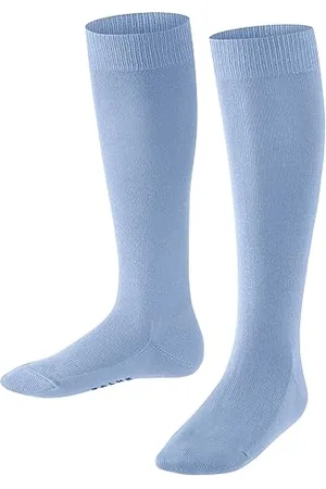 Falke Unisex Kinder Kniestrümpfe Family K Kh nachhaltige Baumwolle lang einfarbig 1 Paar, , 31-34