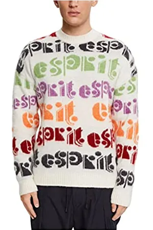 ESPRIT Herren 102EE2I315 Pullover, 110/OFF White, S