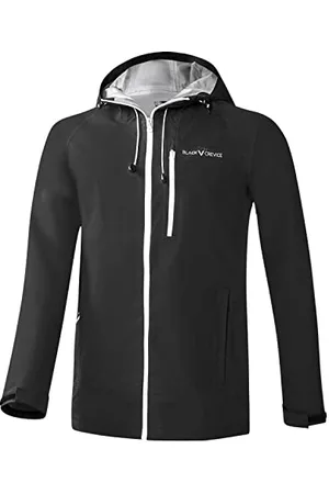 Black Crevice Herren dünne wasserdichte Hardshell Jacke, atmungsaktiv, , XXL