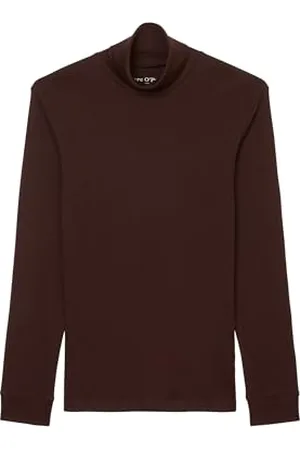 Marc O’ Polo Marc OߴPolo Herren Langarmshirt aus Bio-Baumwolle mit Rollkragen, Lila (Purple Depths), XXL