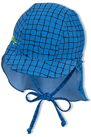 Sterntaler Baby - Jungen Schirmmütze mit Nackenschutz Krokodil Sonnenhut, , 45 EU