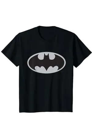 DC Comics Originals Kinder DC Kids Batman Logo Grau T-Shirt
