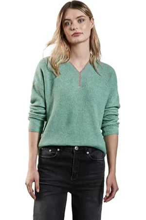 Street one Pullover mit V-Ausschnitt