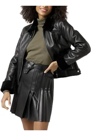 Naf-naf Damen Veste en Cuir Leder, , 40
