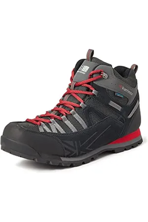Karrimor Herren Spike Mid 3 Weathertite Trekking-& Wanderhalbschuhe, Schwarz (Black Red)