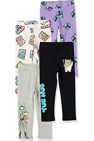 Amazon Disney | Marvel | Star Wars | Frozen | Princess Mädchen Leggings, 4er-Pack, , 8 Jahre