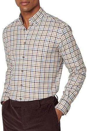 Hackett Herren Flanell, 3 Farben, Gingham Hemd, , XL