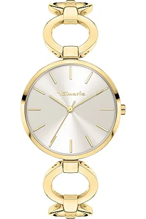 Tamaris Damen analog Quarz Uhr mit Edelstahl Armband TT-0081-MQ
