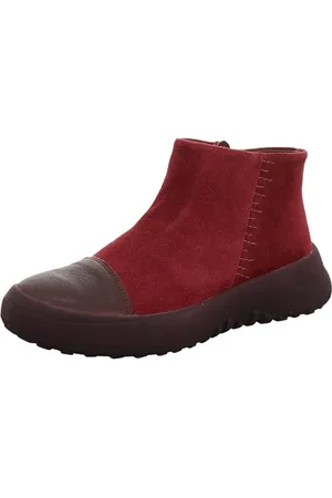 Think! Damen KUSABI Leder gefütterte nachhaltige Boots, 5000 Merlot/Kombi, 38.5 EU