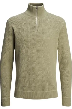JACK & JONES JACK&JONES Herren JPRBLUCHRISTER Knit Half Zip Strickpullover, , Small