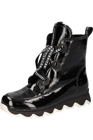 2Go Damen 8980-601 Mode-Stiefel, schwarz/weiß, 41 EU