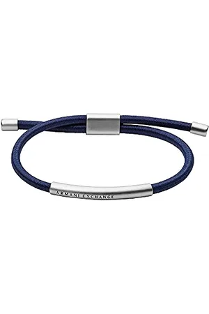 Armani Exchange Edelstahlarmband für Herren, Schieberverschluss