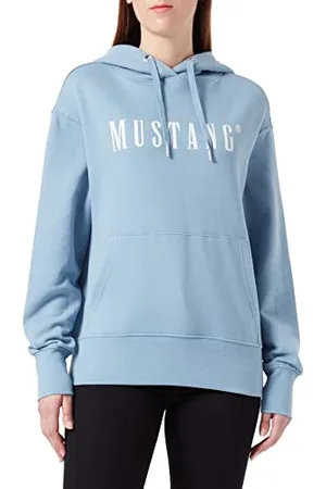 Mustang Damen Style Bianca H Logo Kapuzenpullover, , XXL