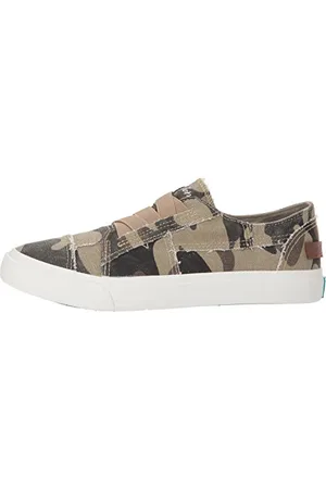 Blowfish Damen Marley Sneaker, Natürliche Camouflage-Leinwand, 39 EU