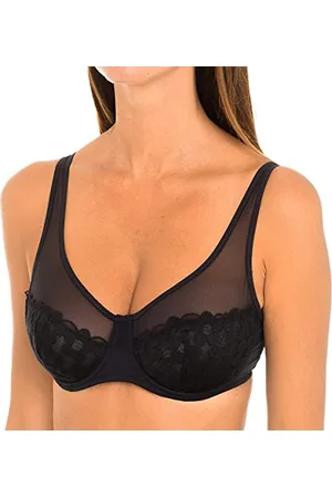 Dim Bh Bügel Generous Broderie Damen x1, Black, 75D