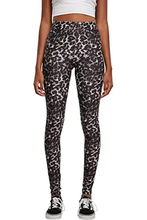 Urban classics Damen Ladies Soft AOP Leggings Yoga Pants, , 5XL