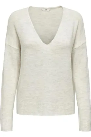 JDY Damen ELANORA L/S V-Neck PULLO. KNT NOOS Pullover, , XS
