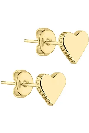 liebeskind BERLIN TIME & JEWEL Ohrringe aus Edelstahl in Gold LJ-0501-E-08