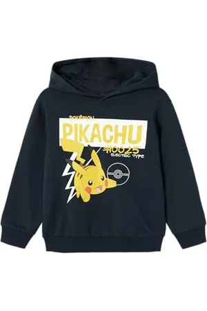 NAME IT Jungen Nkmshepard Pokemon Nreg Sweat Wh Bru Sky Kapuzenpullover, , 122-128 EU